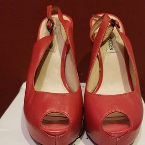 Steve Madden Stiletto Platform Slingback Peep Toe